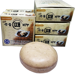 곡물 때 비누